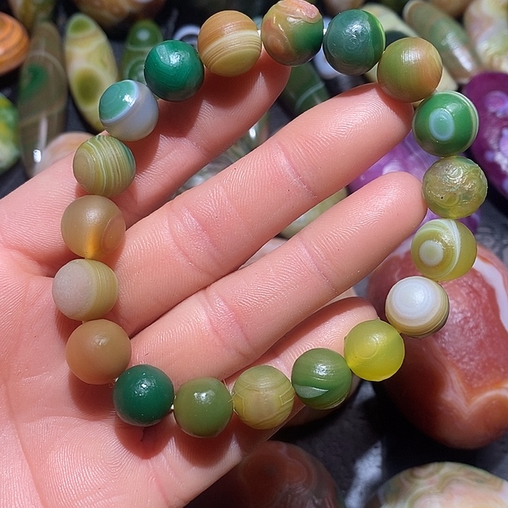 玛瑙/玉髓合金颈饰