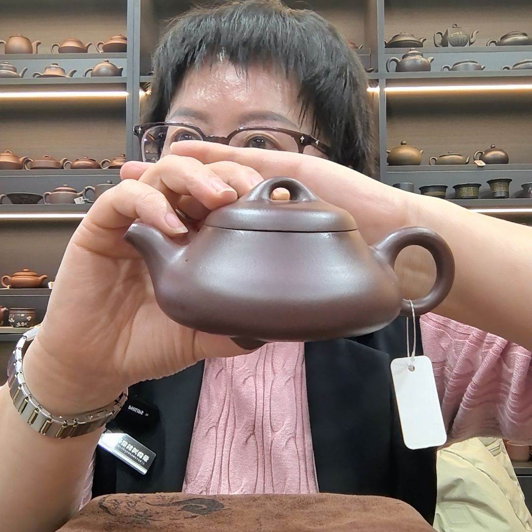 紫砂茶壶汉棠石瓢240CC