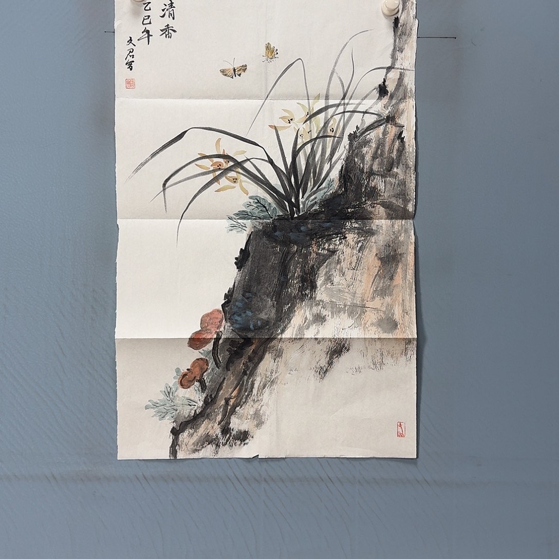 国画1239 牡丹一如你初来