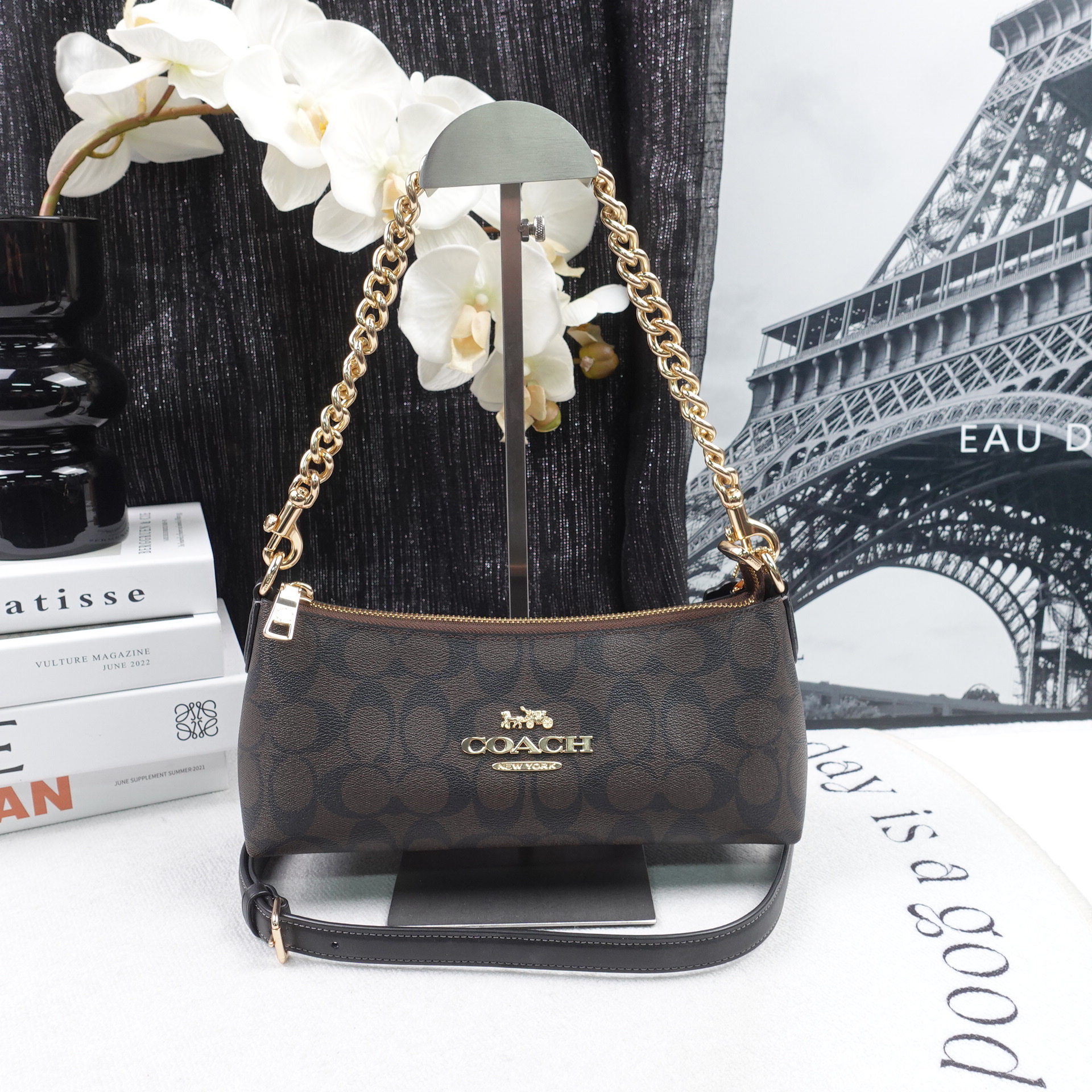 95新 COACH/蔻驰 单肩包/T10162316