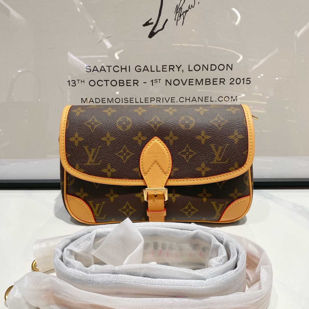 未使用 LouisVuitton/路易威登 lv 法棍 单肩斜挎包 （14321）