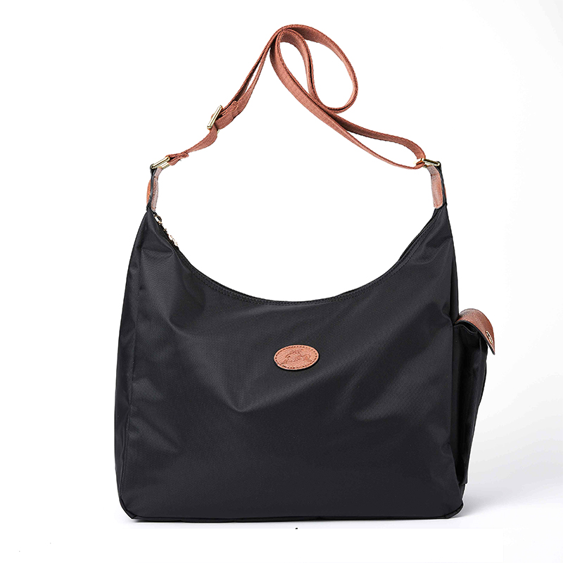 TIMINA/缇米娜托特包耐脏防水邮差包单肩斜挎包简约时尚尼龙hobo