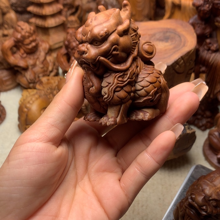 檀香木其他老山檀香手把件