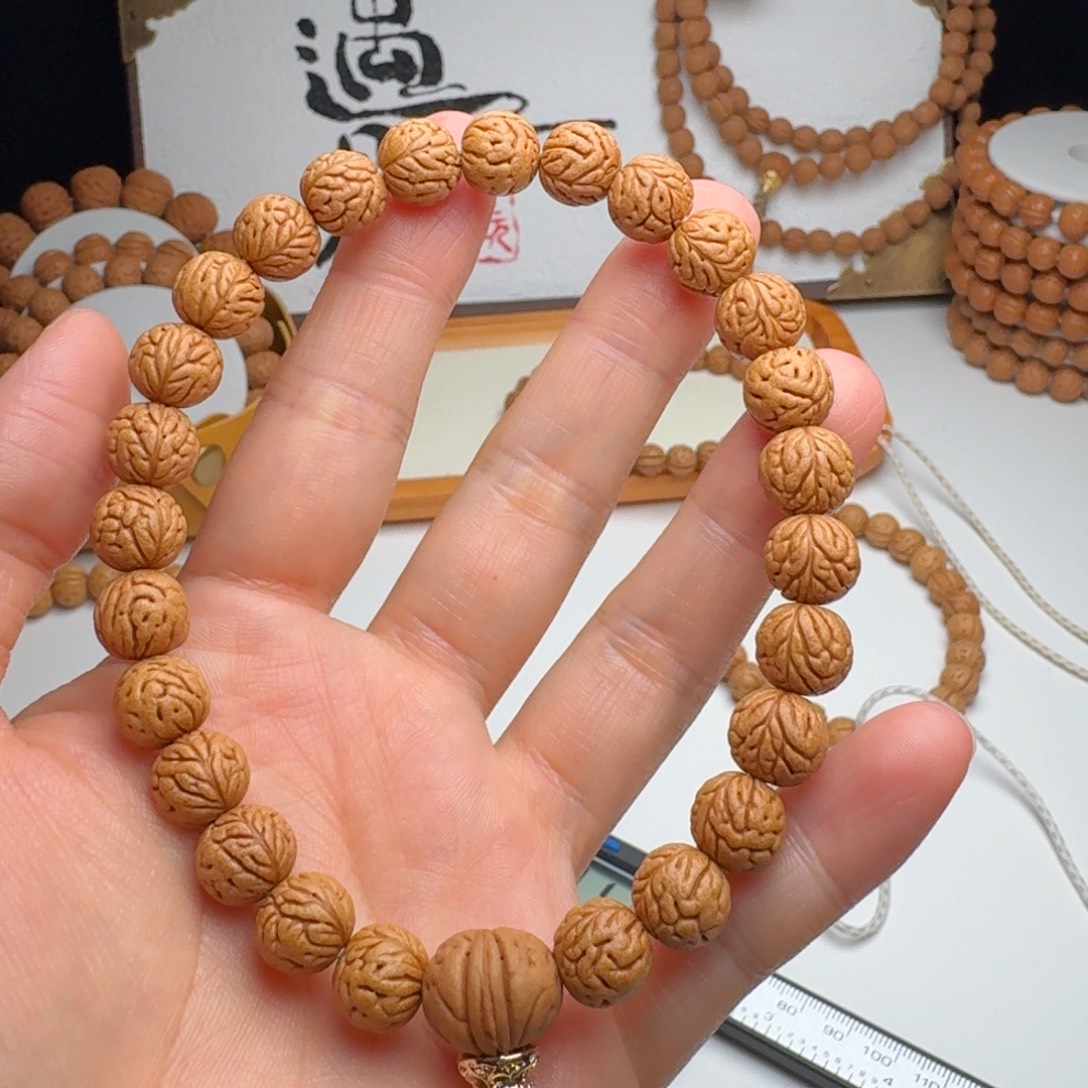 手串桃核10一道筋精品手持