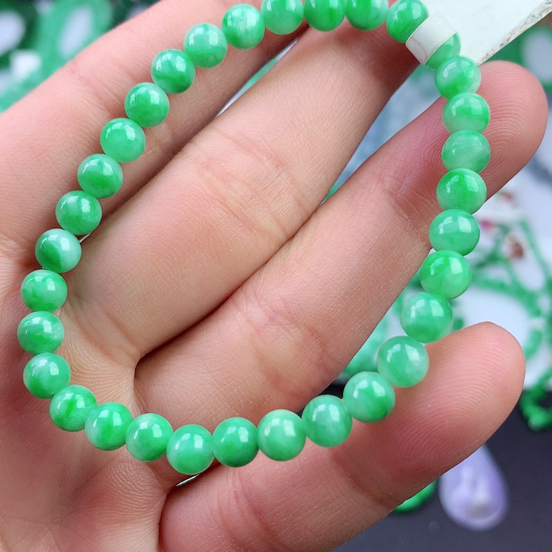 未镶嵌手链翡翠手串