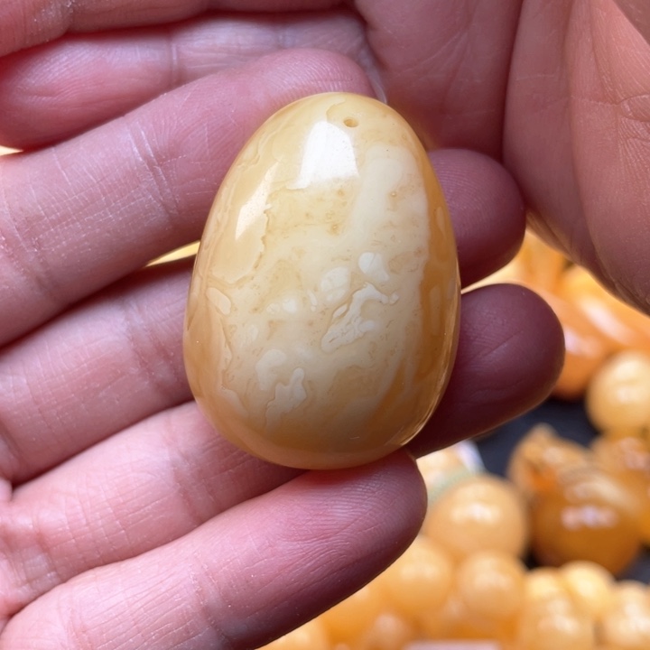 蜜蜡裸石未镶嵌蜜蜡吊坠