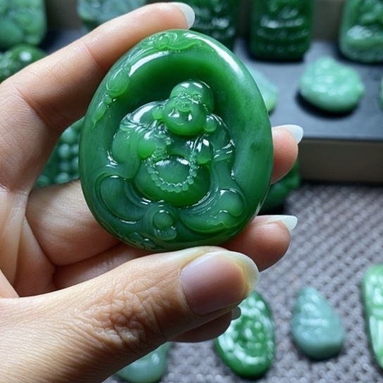 【闪购商品】和田玉挂件未镶嵌俺*夫