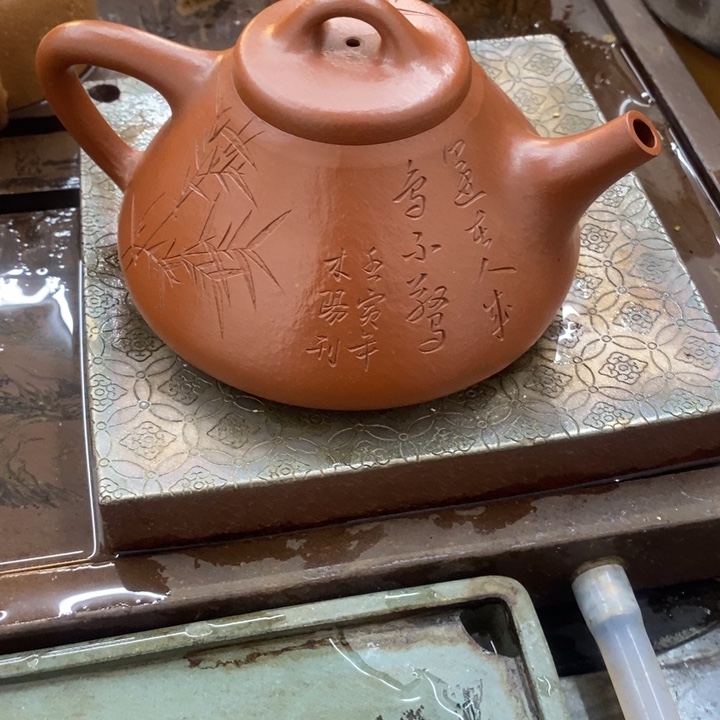 红陶馗宜兴紫砂花盆