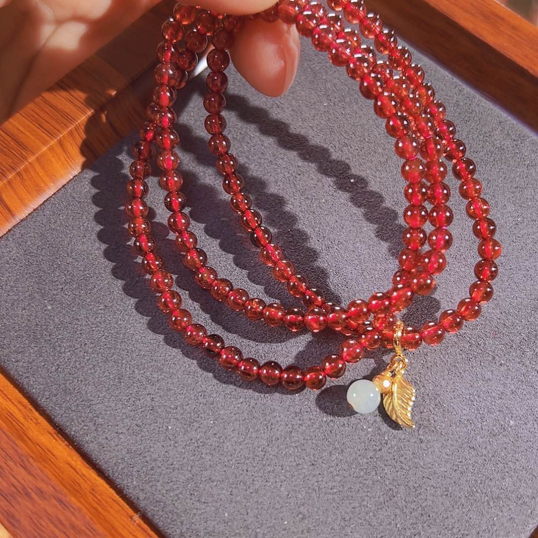 南红玛瑙手链未镶嵌