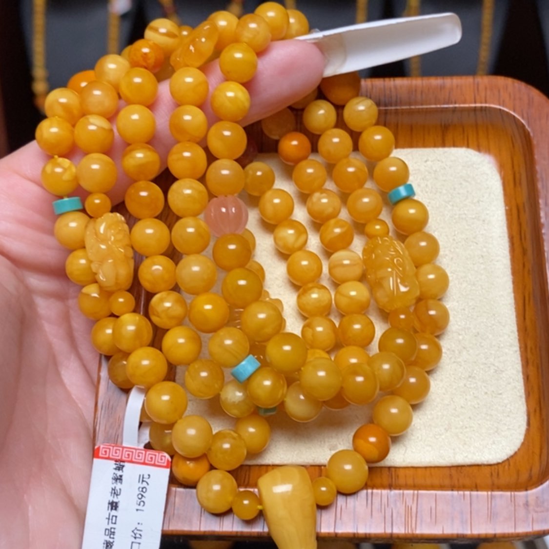 【闪购商品】未镶嵌蜜蜡手链手串