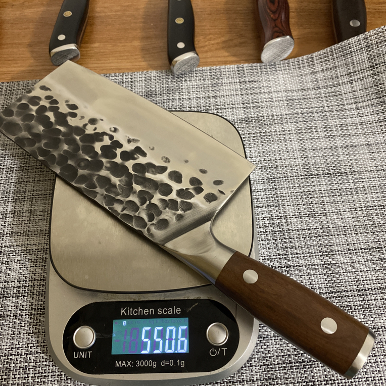 锤纹4铬砍切两用鸡鸭鹅排骨酸枝木