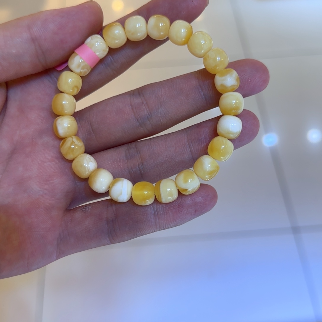 未镶嵌琥珀手链蜜蜡