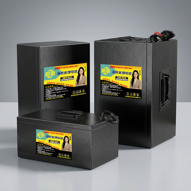 两轮专用磷酸铁锂电池60V120Ah长续航app蓝牙管理智能芯片电池