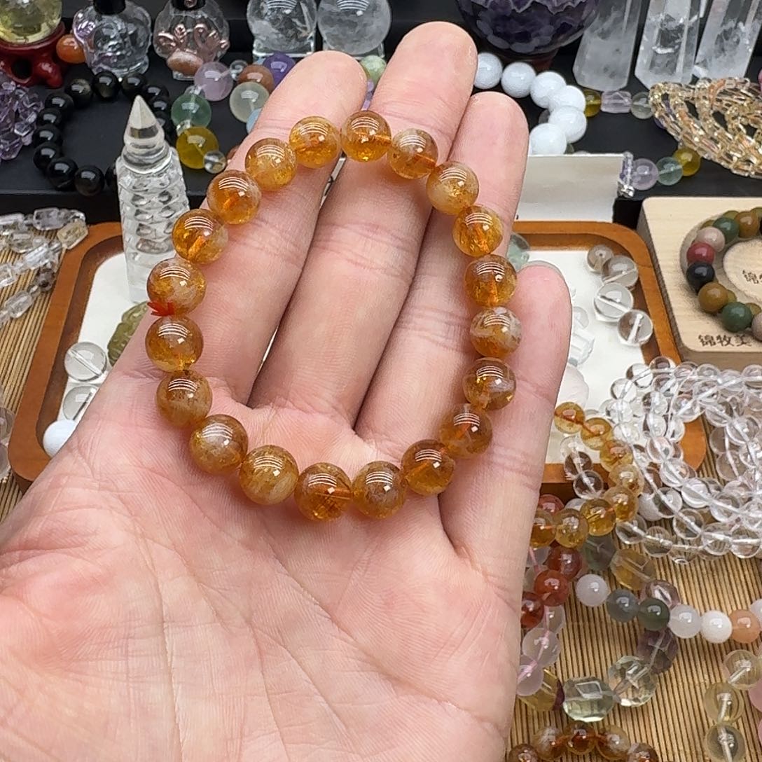 银S925镶嵌水晶手链