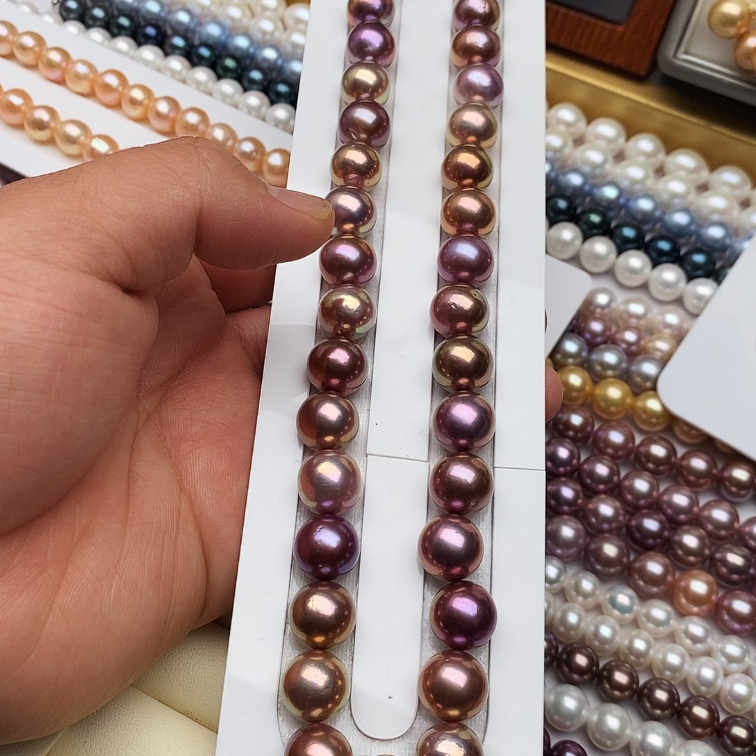 颈饰淡水珍珠银S925镶嵌