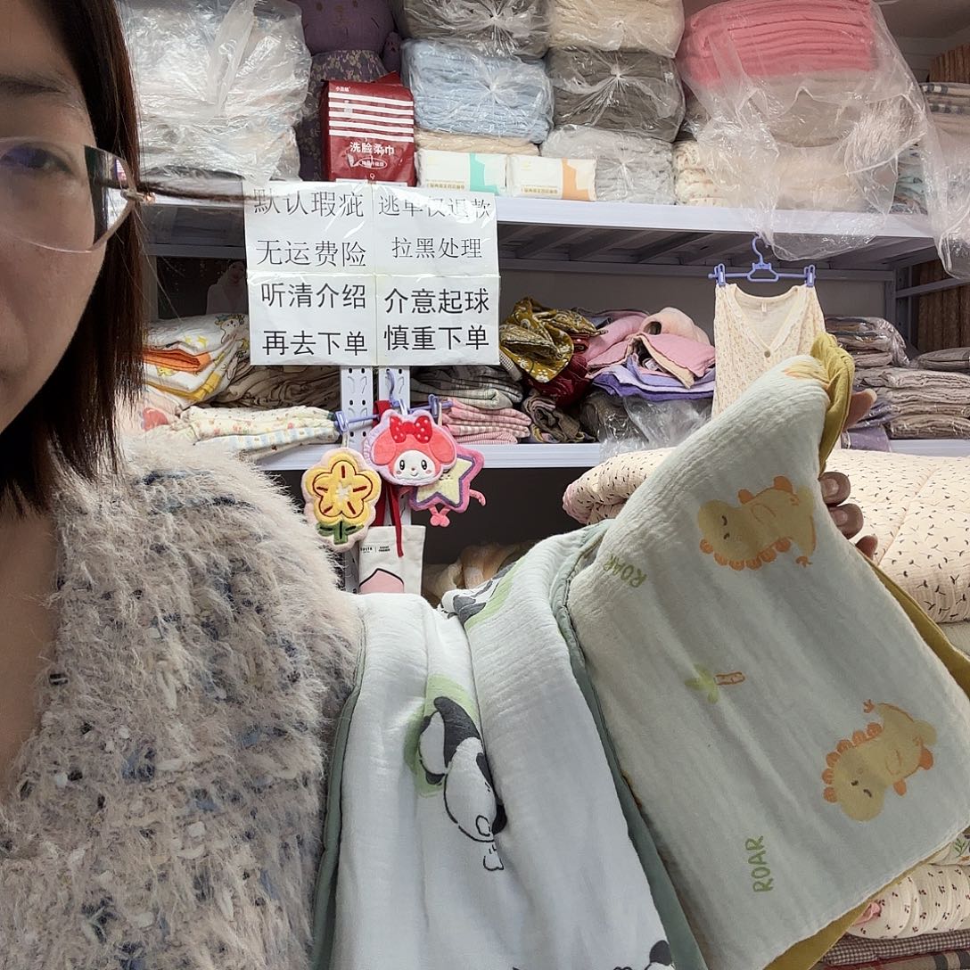 棉双层纱荞麦壳婴儿枕头