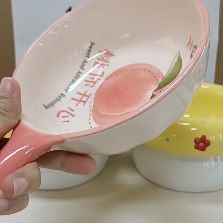 瓷桃你开心汤面碗1