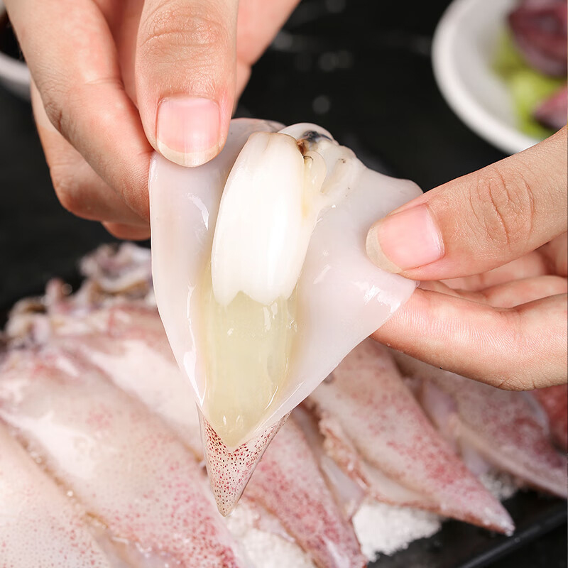 【海兔籽乌】全籽鲜活速冻籽乌不注胶超大笔管鱼乌鱼带籽顺丰包邮