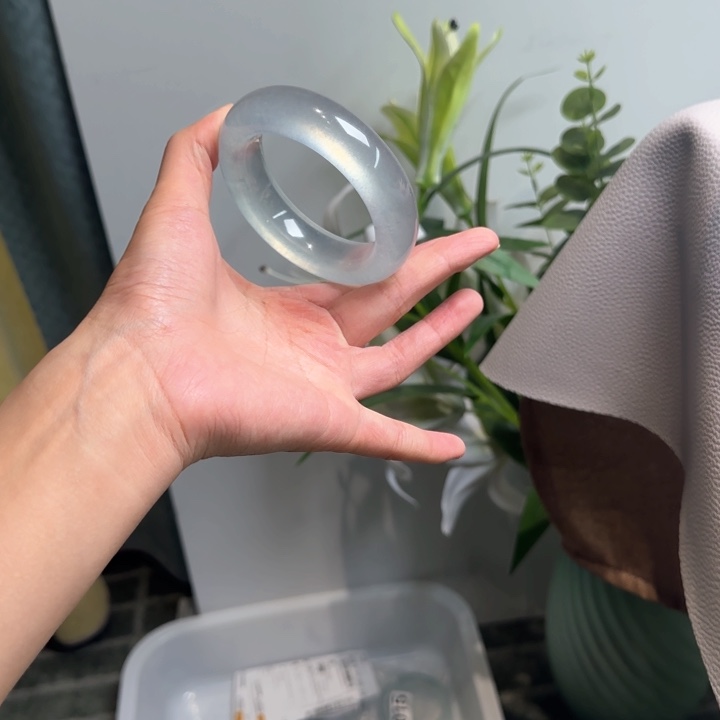 玉嘟*枫时尚冰飘花手镯036