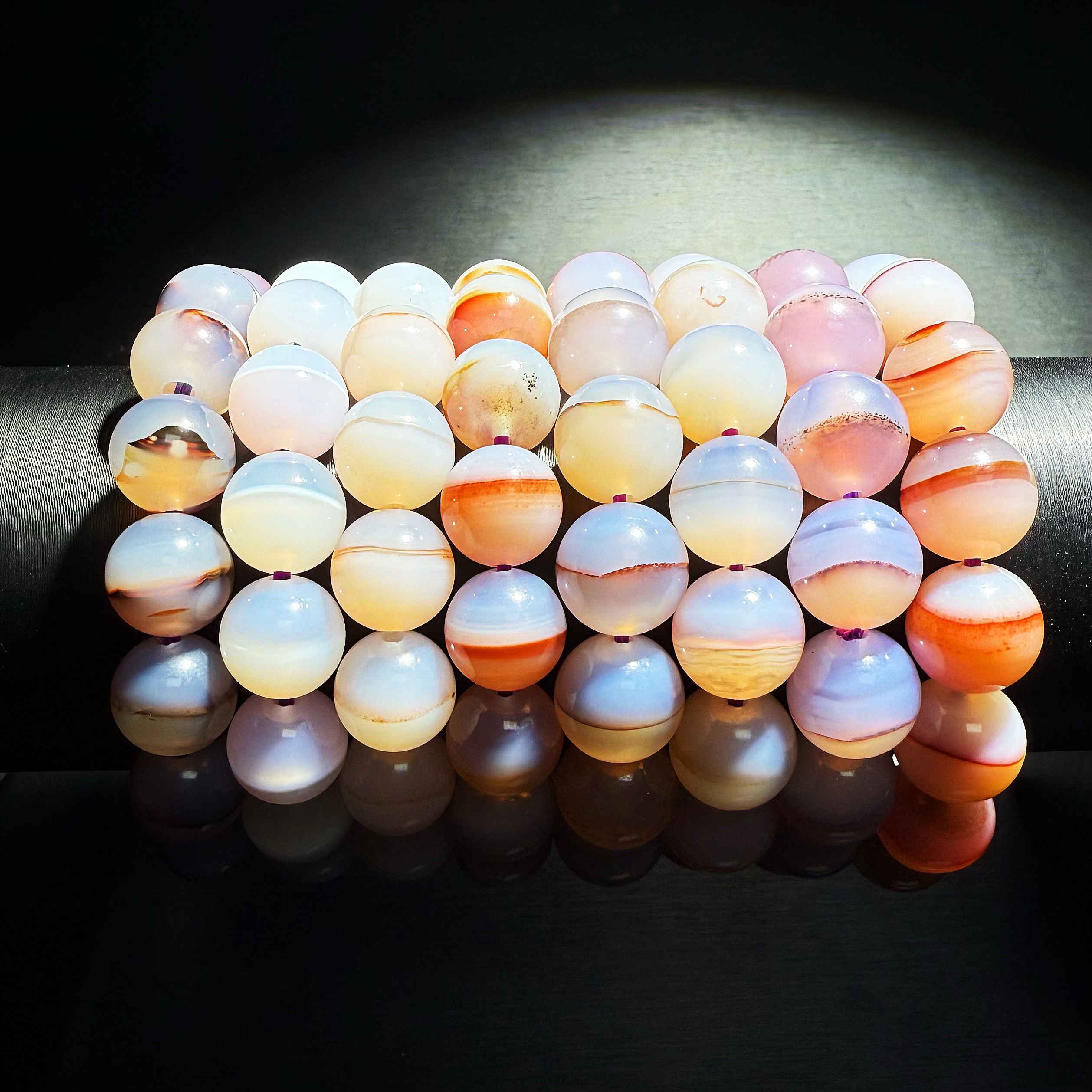 【皇后甄选】冈仁波齐一线圆珠单圈手串 多样性发其一