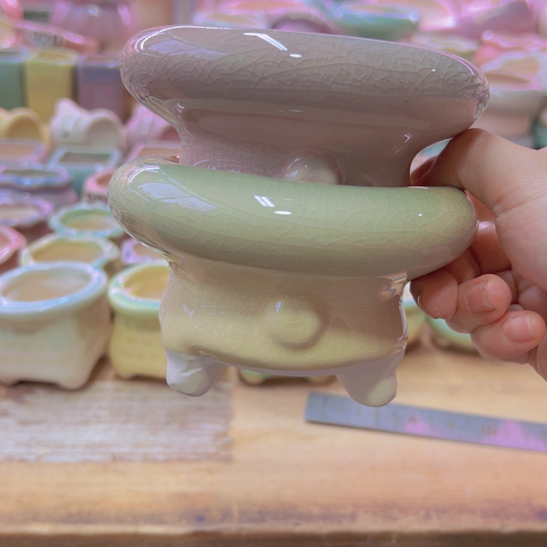 陶瓷花盆当场满12包邮