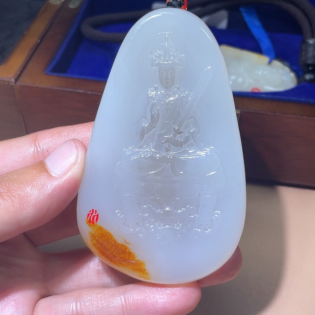 和田玉颈饰未镶嵌A7