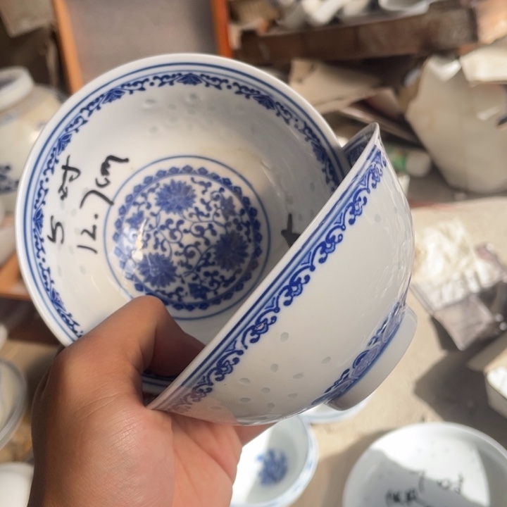 碗瓷景德镇高温细白瓷餐具
