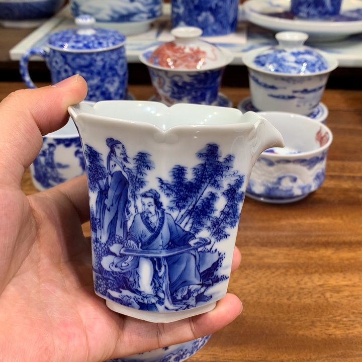 晓竹窑 松林雅集图