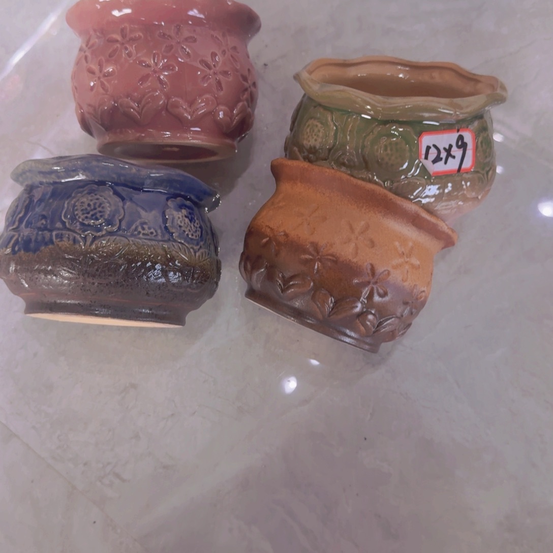 紫砂花盆粗陶盆粗