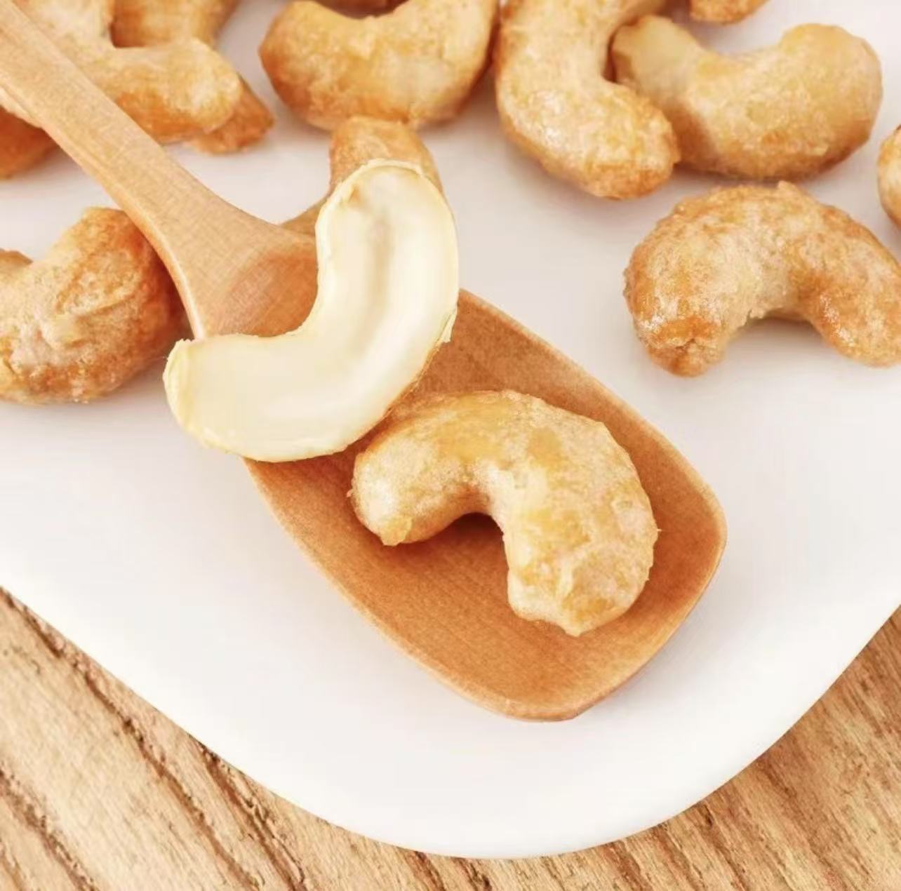 炭烧果粉腰果袋装美味炒货坚果休闲糖果小零食