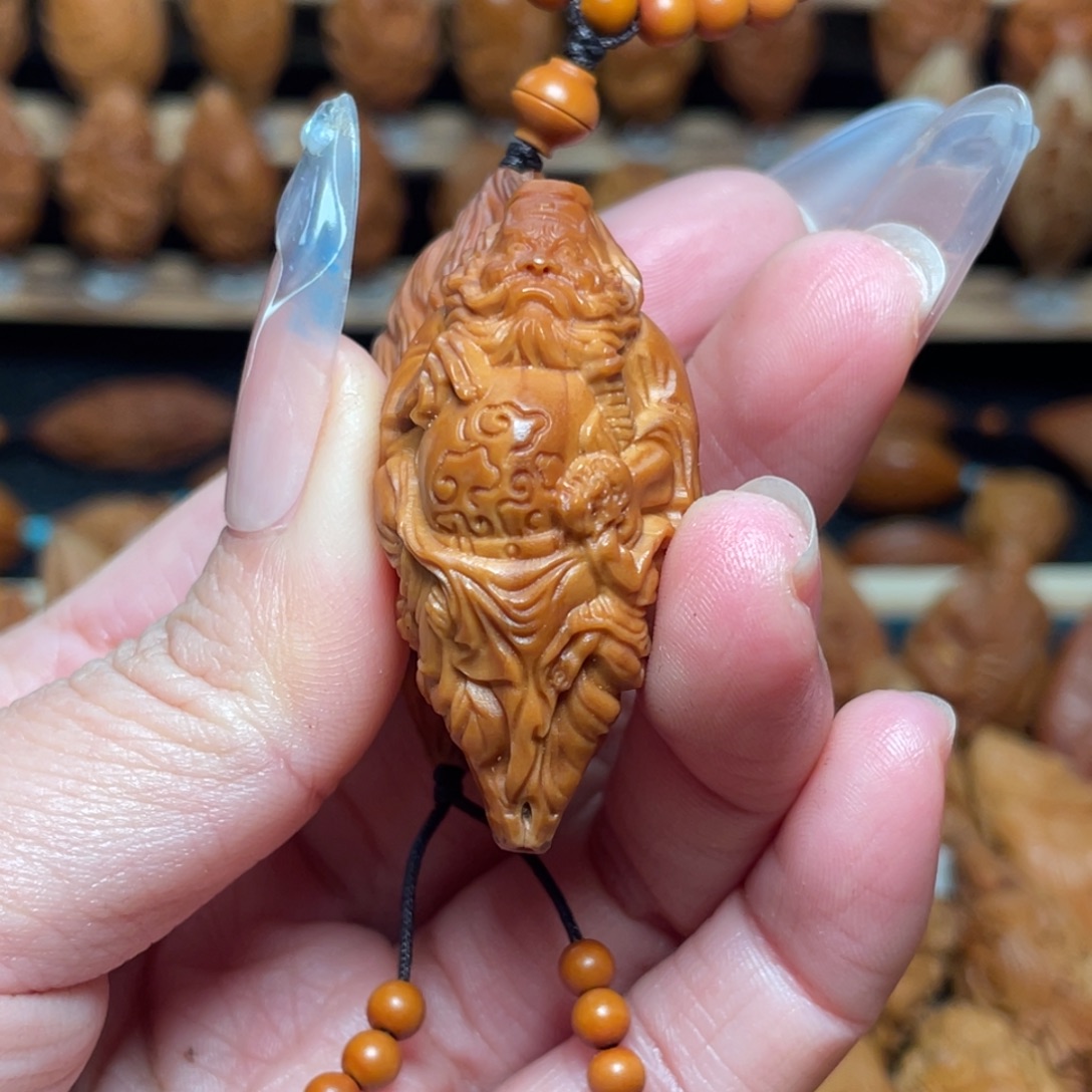 把件橄榄核橄榄核钟馗