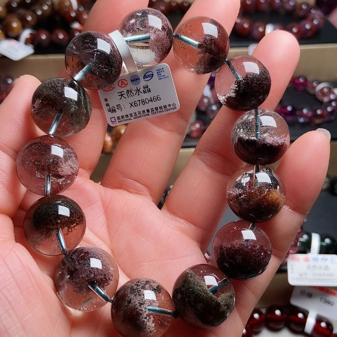 水晶手链未镶嵌红幽灵17