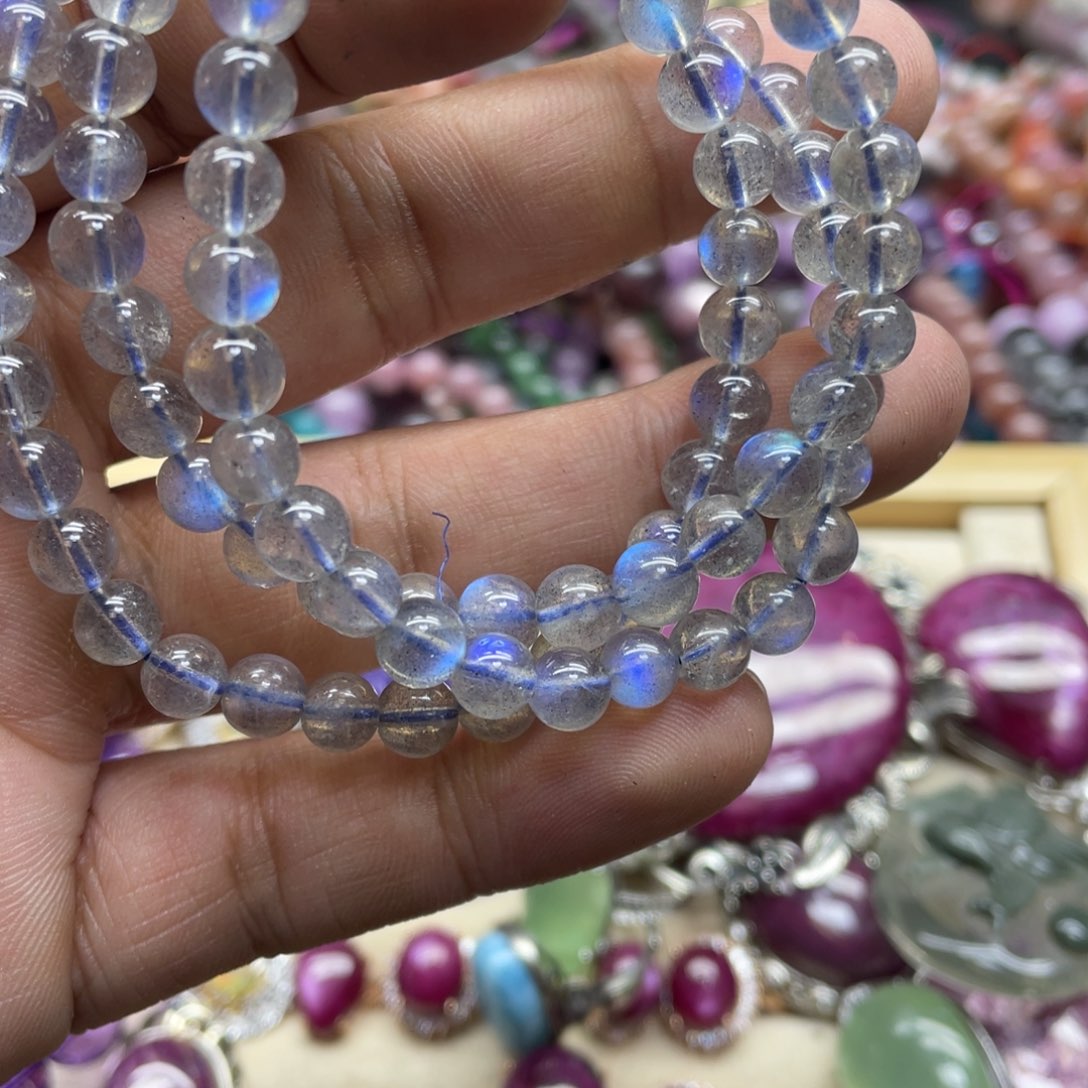 银S800镀金镶嵌颈饰紫晶