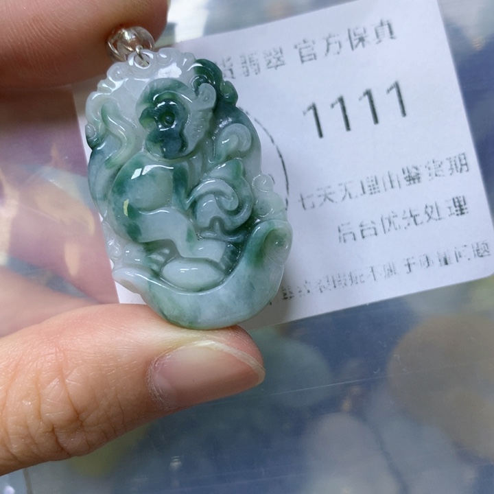 翡翠颈饰未镶嵌翡翠