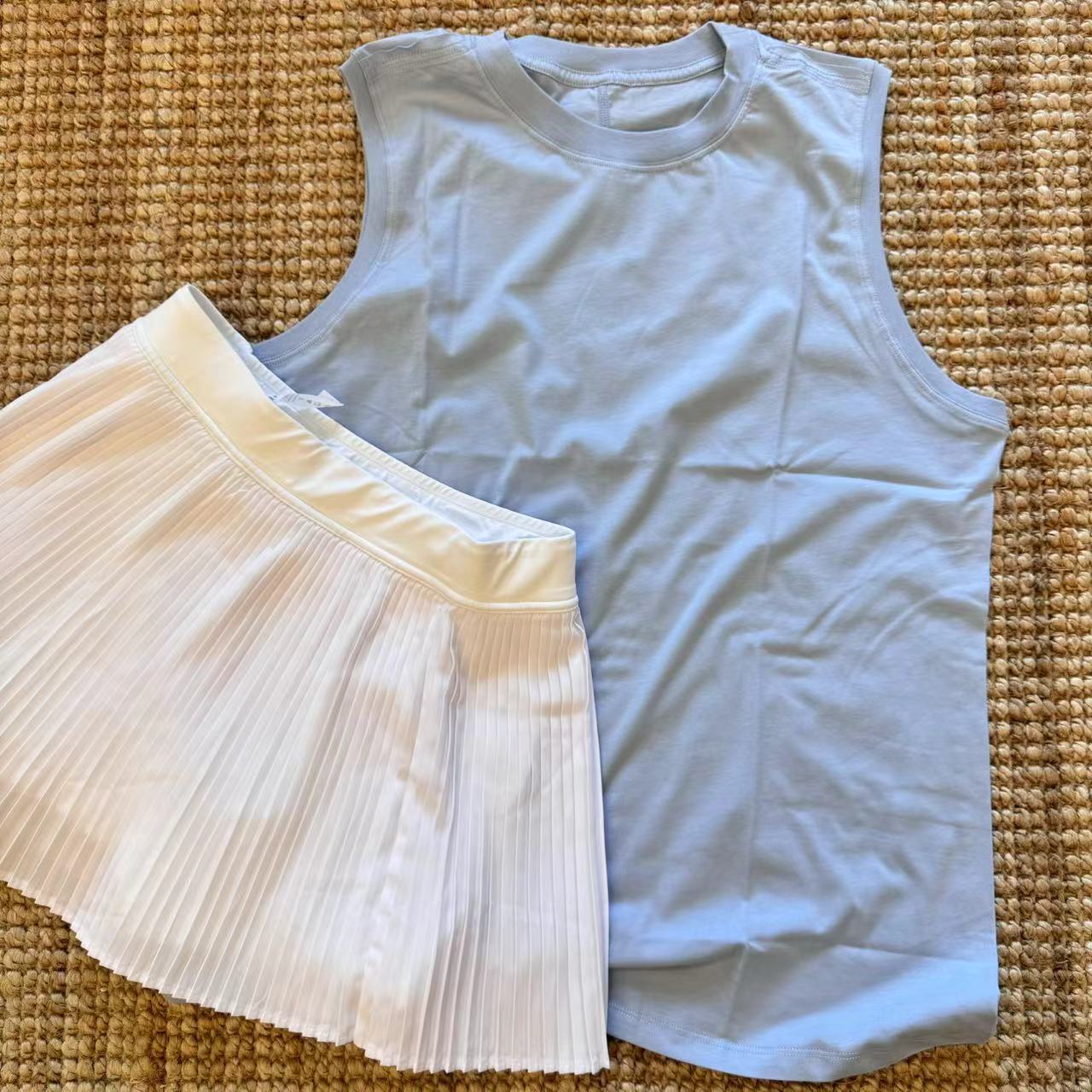 YOULIYOULI-“自愈蓝色”100棉运动无袖背心11-33