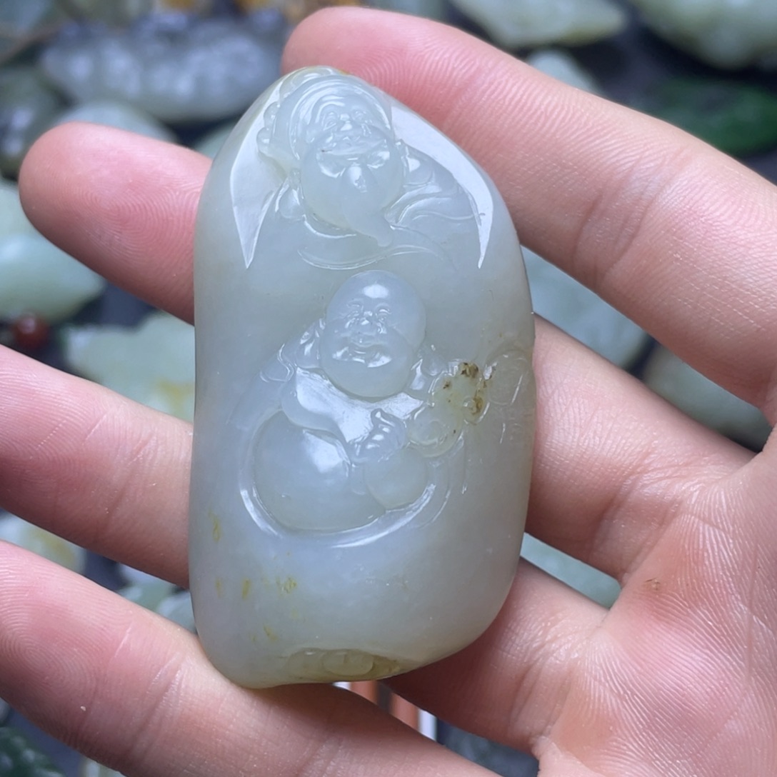 吊坠(不含链)未镶嵌和田玉