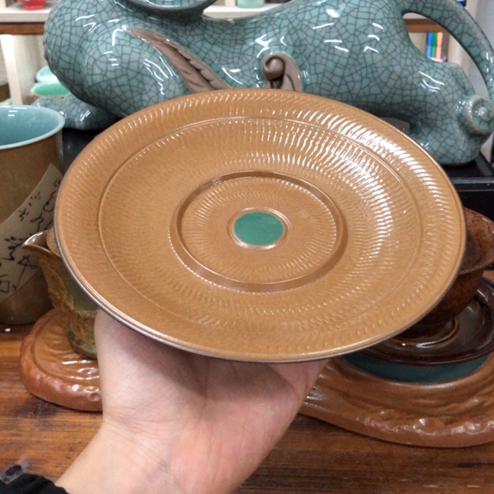 龙泉青瓷茶具微瑕8336