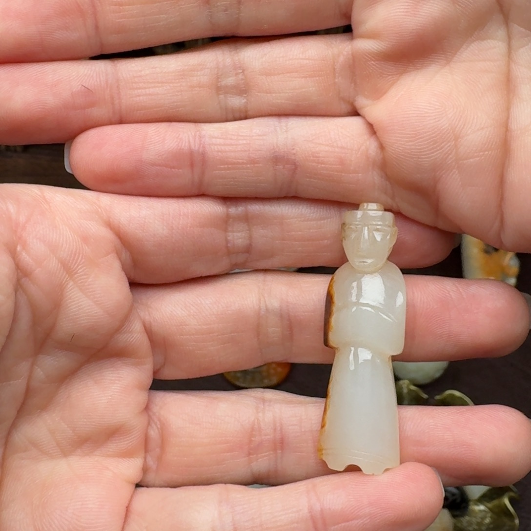 和田玉挂件未镶嵌楠*