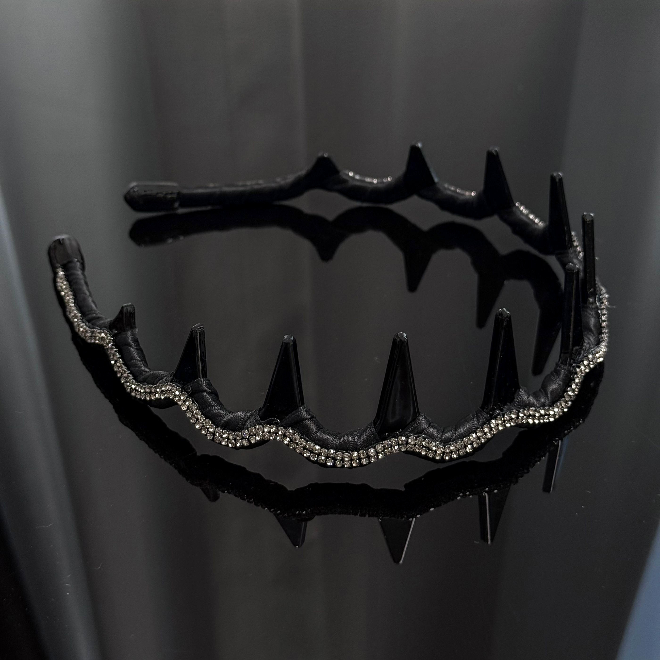 BAOSHATI/宝莎缇F-637韩版带齿波浪满钻发箍