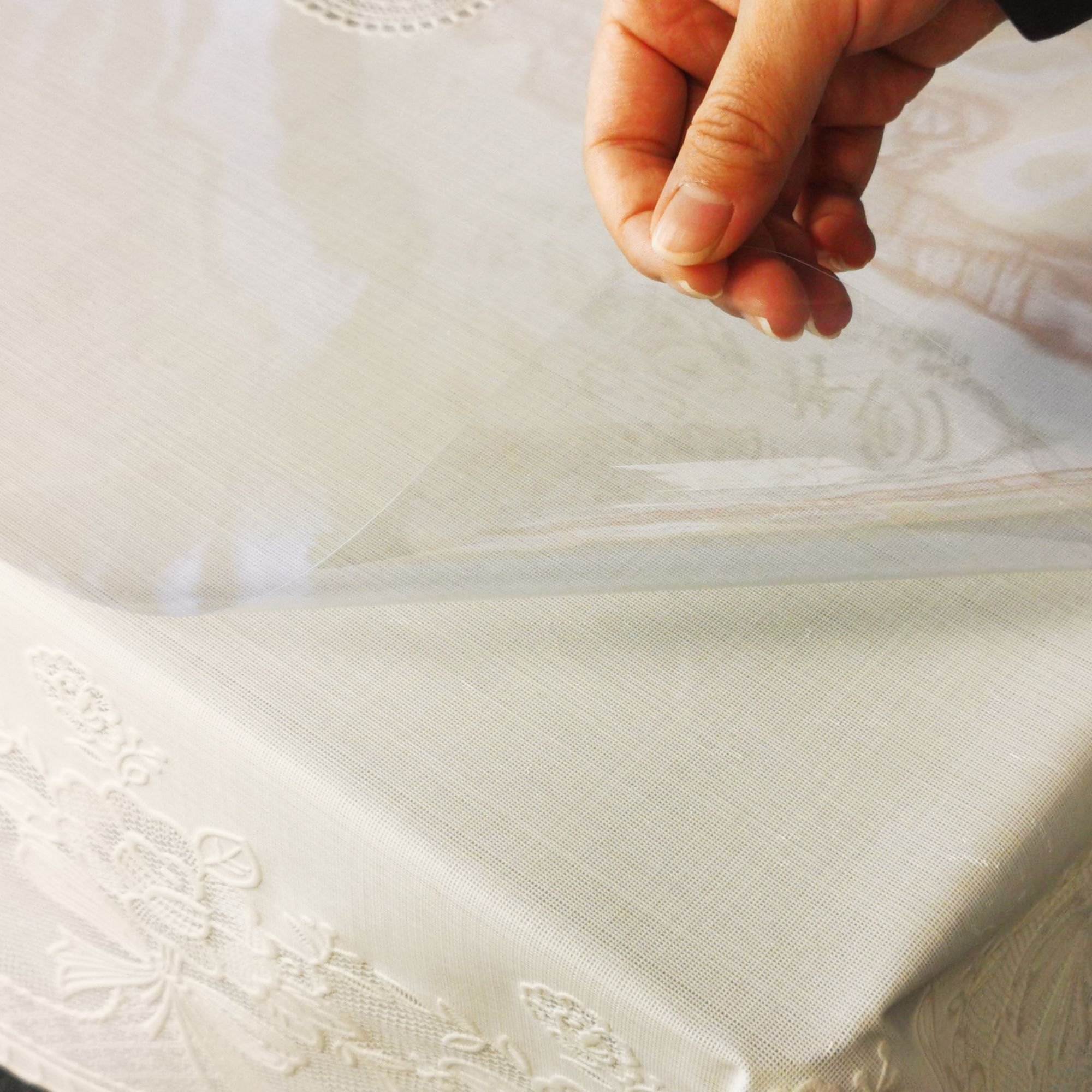 定制透明可裁防水防油剪硬质椭圆桌垫餐桌垫家用餐桌