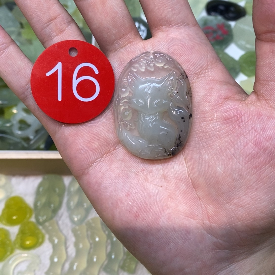 岫玉未镶嵌吊坠(不含链)两单包邮