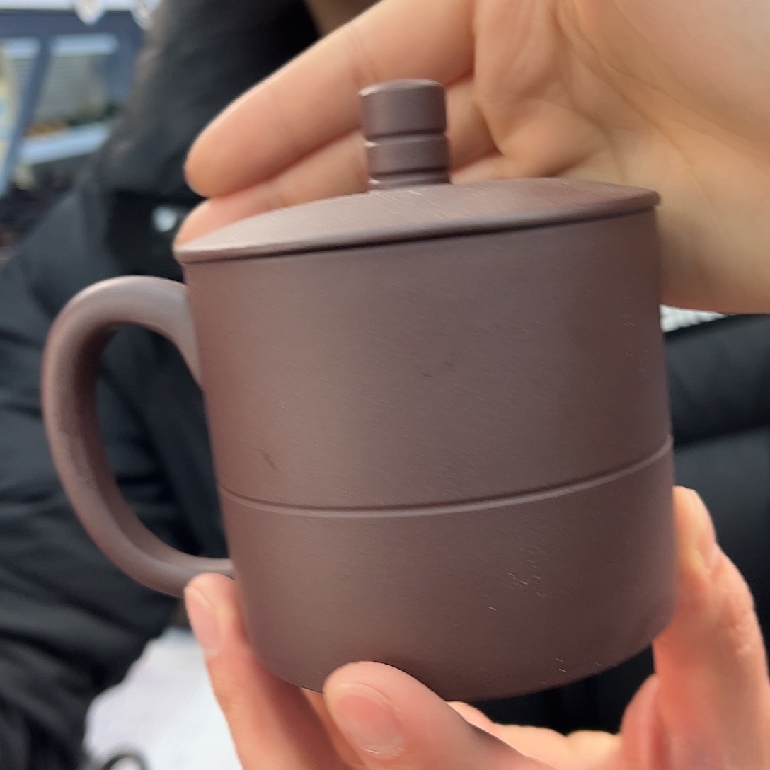 紫砂茶杯原矿紫砂