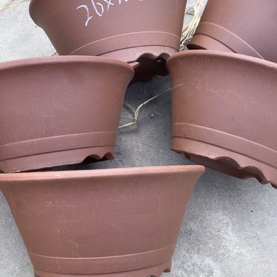 紫砂花盆100-5。26-12.5