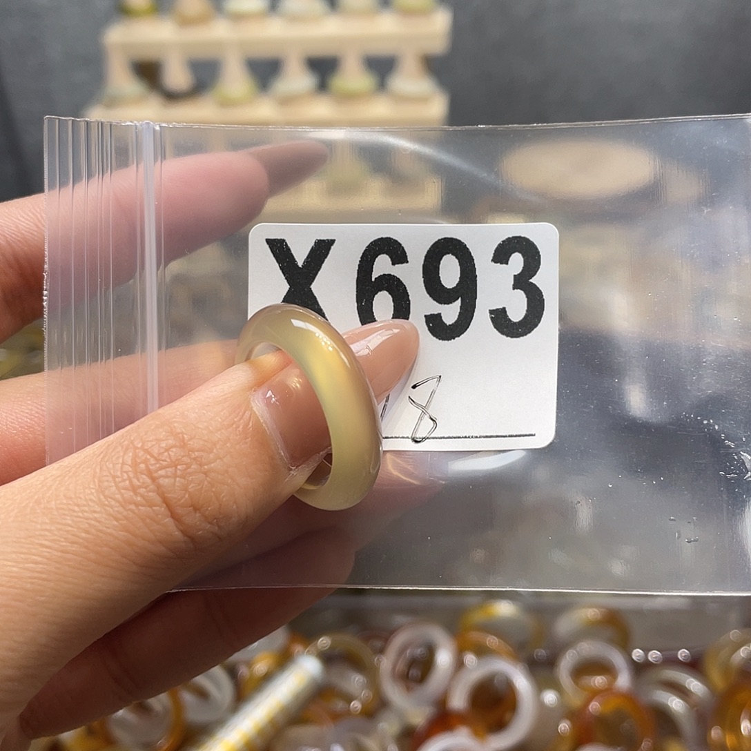 玛瑙/玉髓未镶嵌戒指693