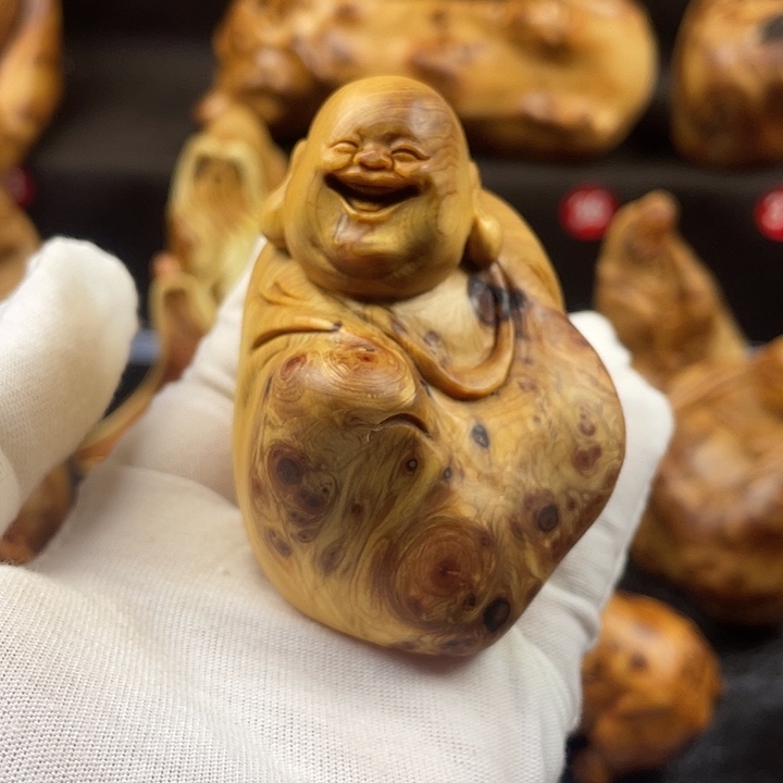 柏木（崖柏）米勒手把件