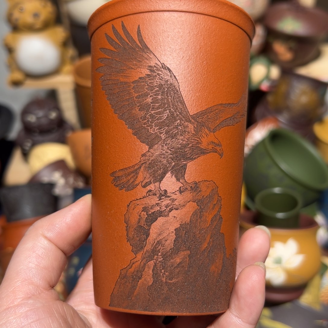 紫砂茶杯宜兴紫砂主人杯