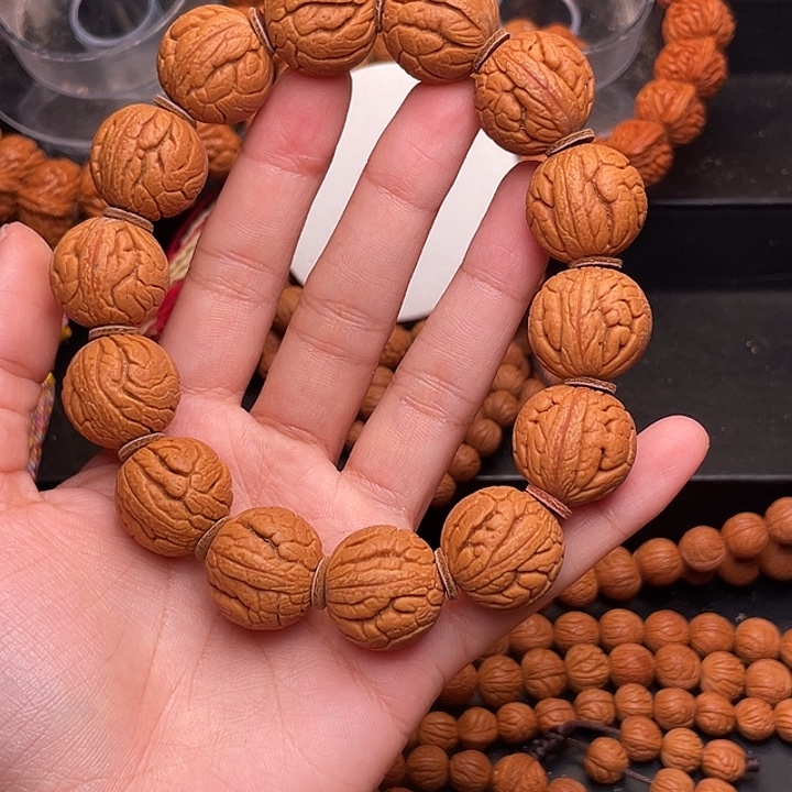 桃核手串精品龙珠2.0