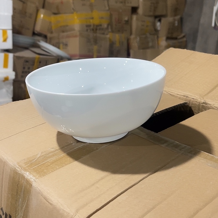 瓷片高白泥7英寸罗汉面碗一个
