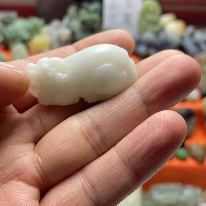 @****和田玉未镶嵌挂件