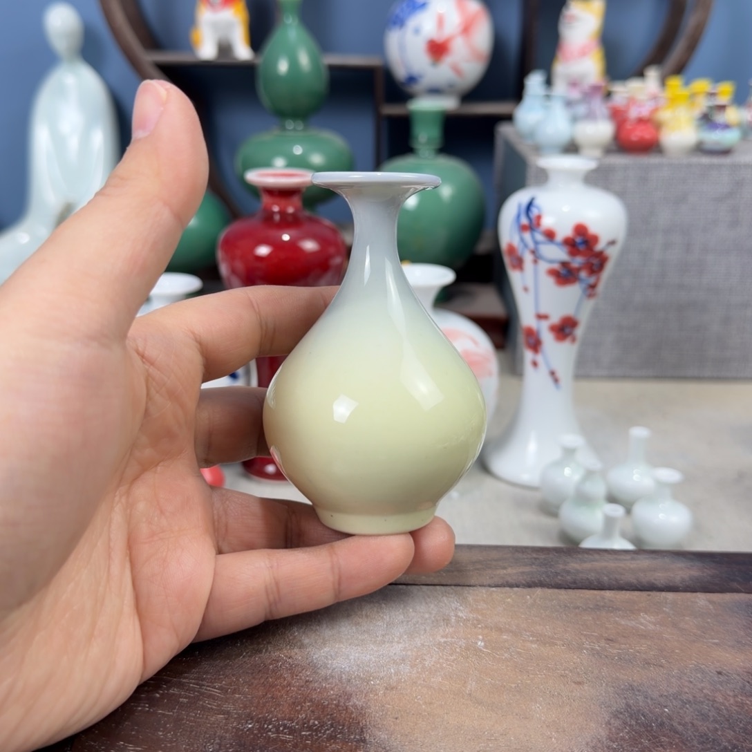 陶瓷手工小花器摆件